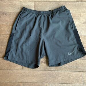 Nike gray swim trunks